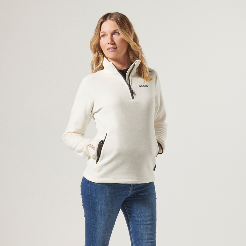 Musto Women's  Snug Fleece Antique Sail White - UK14-2